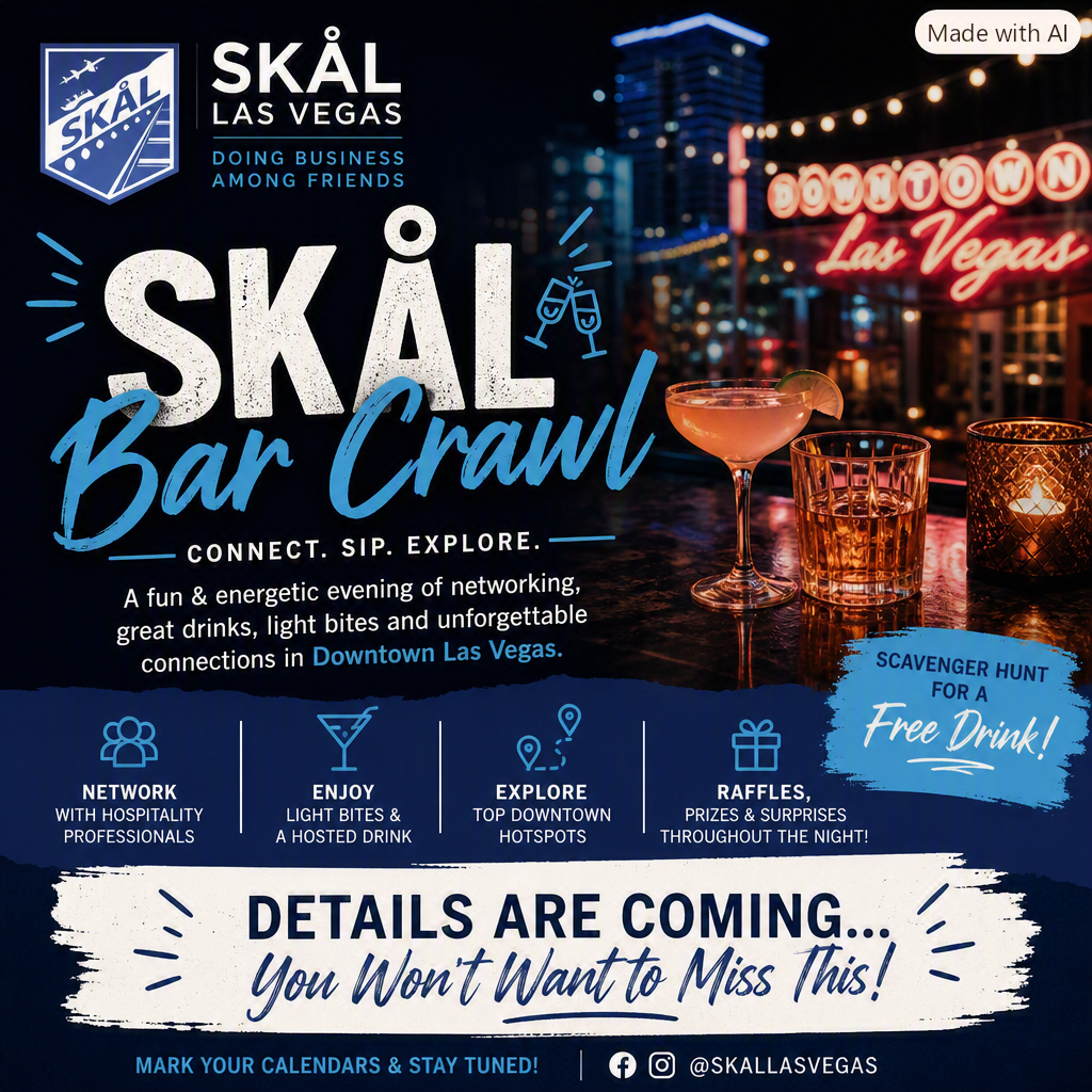 Skål LV Pub Crawl, Mixer & Show